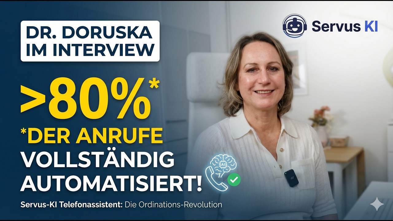Dr. Doruska über den Start mit dem Servus-KI-Telefonassistenten